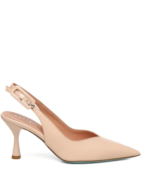Fratelli Russo 80mm slingback pointed-toe pumps