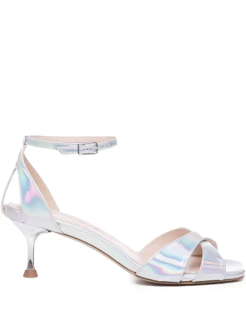 ALCHIMIA iridescent ankle-strap sandals