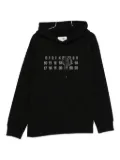 MM6 Maison Margiela numeric-print hoodie - Black