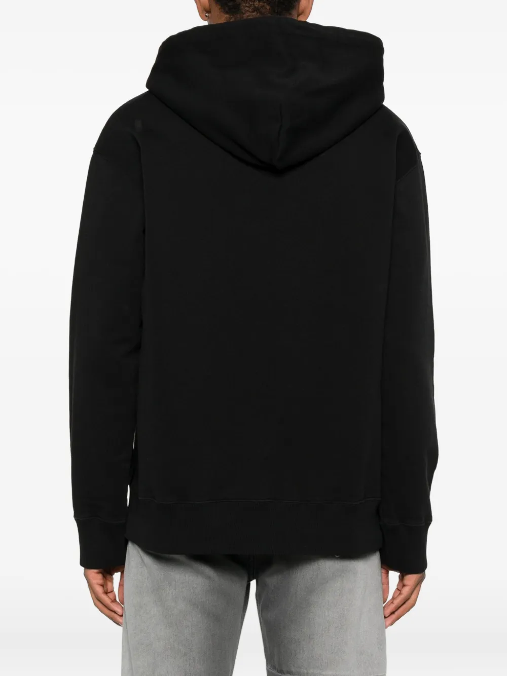 MM6 Maison Margiela numeric-print hoodie Zwart