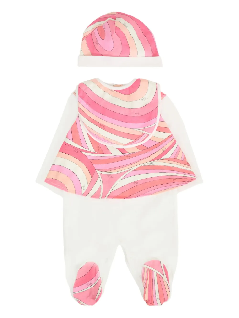PUCCI Junior Romper met print Roze