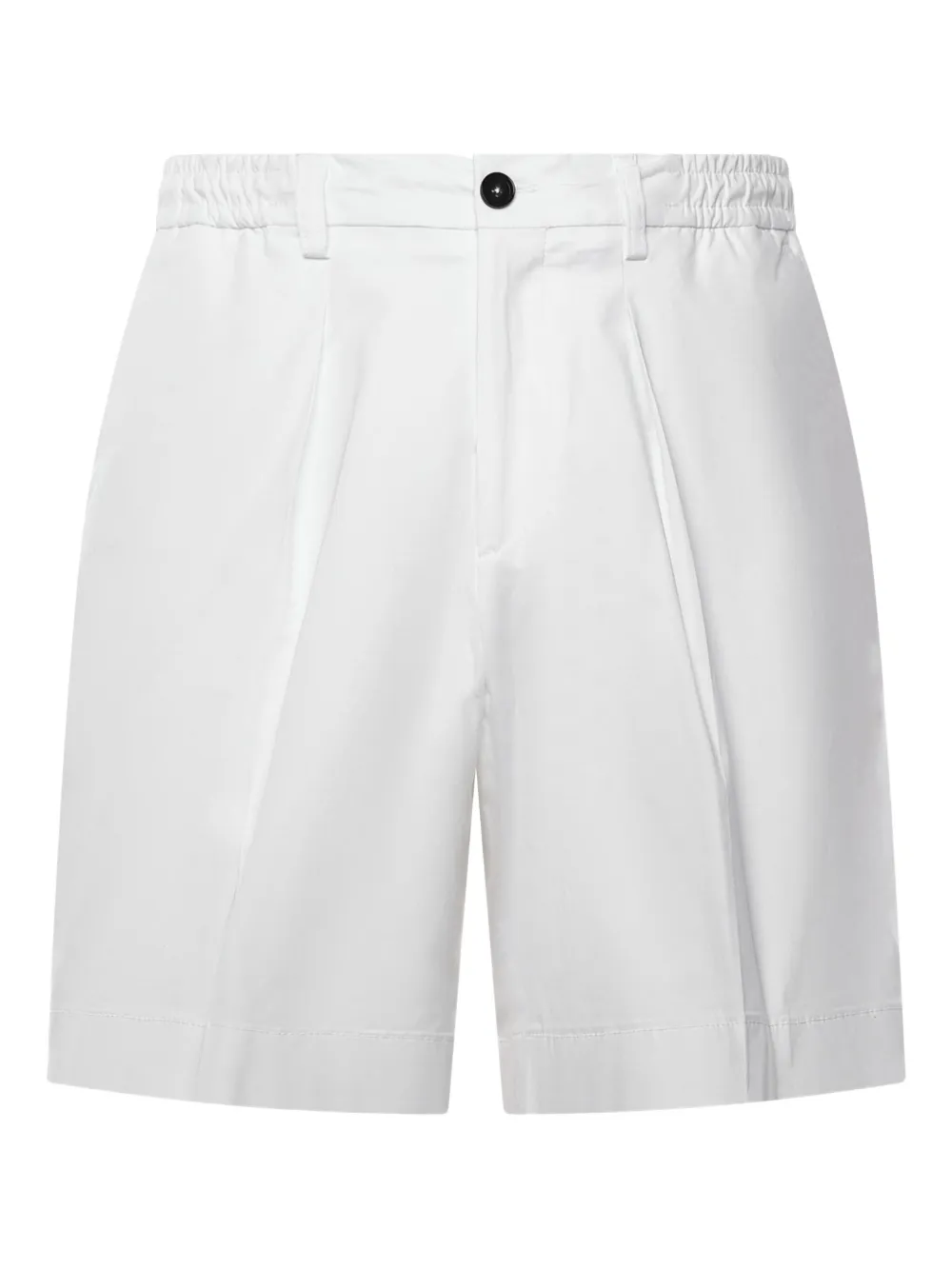 BE ABLE short en coton à design plissé | blanc | Image 1