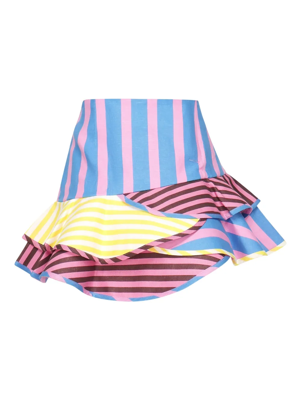 Celia B Maite striped ruffled skirt | A-Line Skirts | Image 2