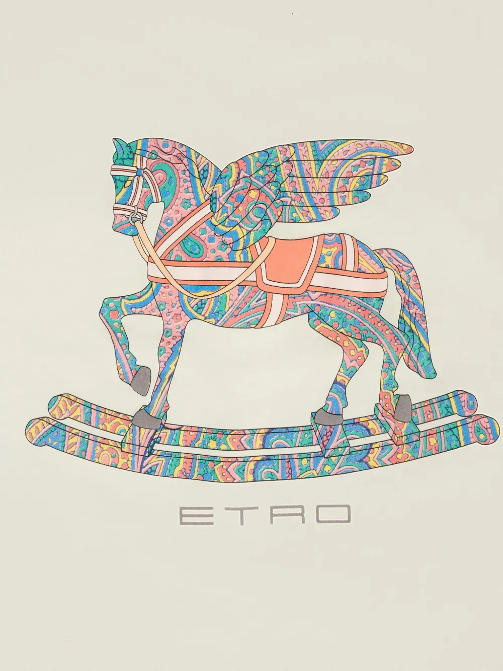 ETRO KIDS Pegaso deken met paisley-print Beige