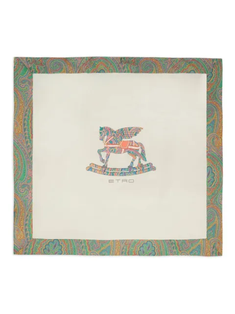 ETRO KIDS Pegaso paisley-print baby blanket
