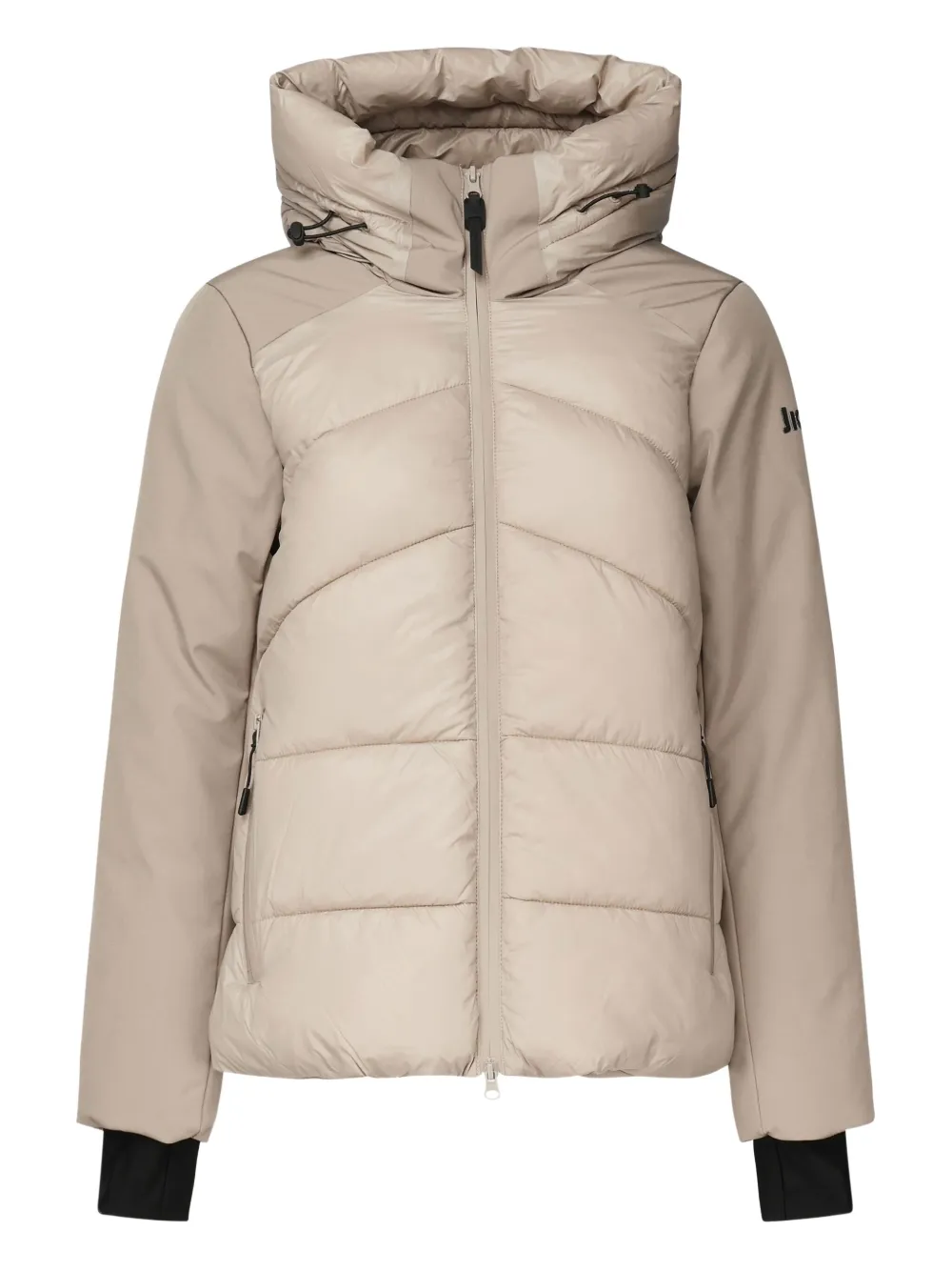 Jakke quilted hooded jacket | Neutrals | Image 1