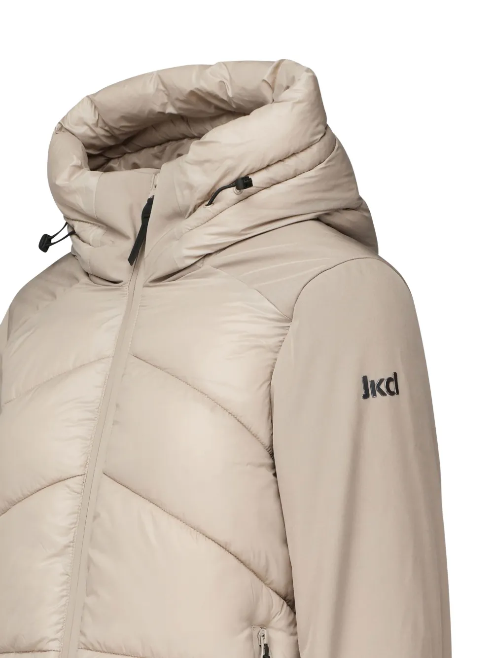 Jakke quilted hooded jacket Beige