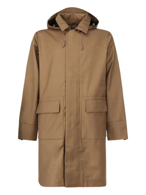 K-Way Poirol hooded zip-front raincoat