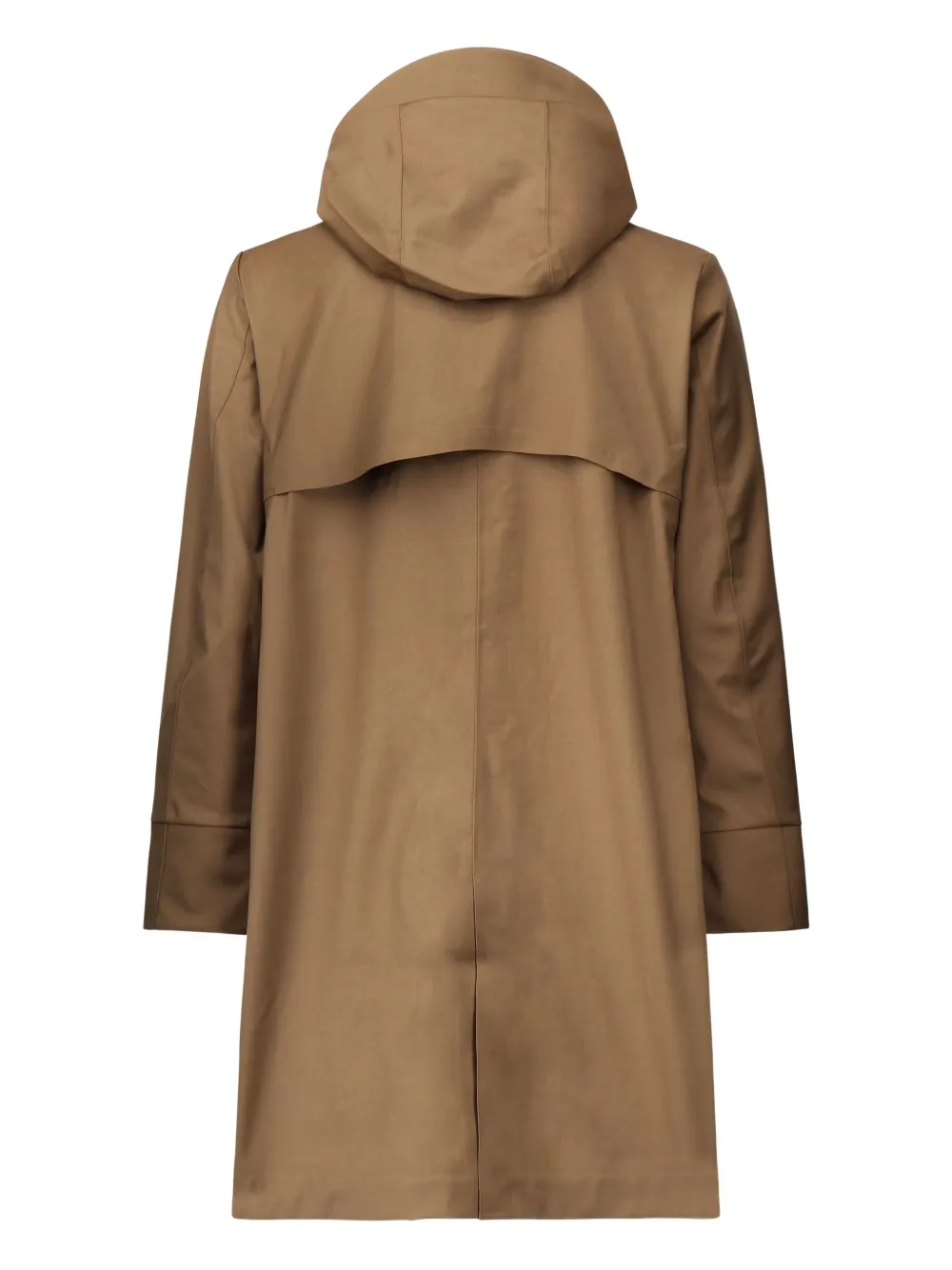 K-Way Poirol hooded zip-front raincoat Beige