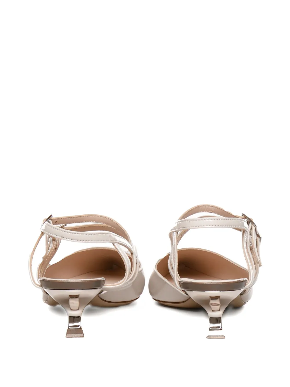 ALCHIMIA buckle-strap pointed-toe pumps White