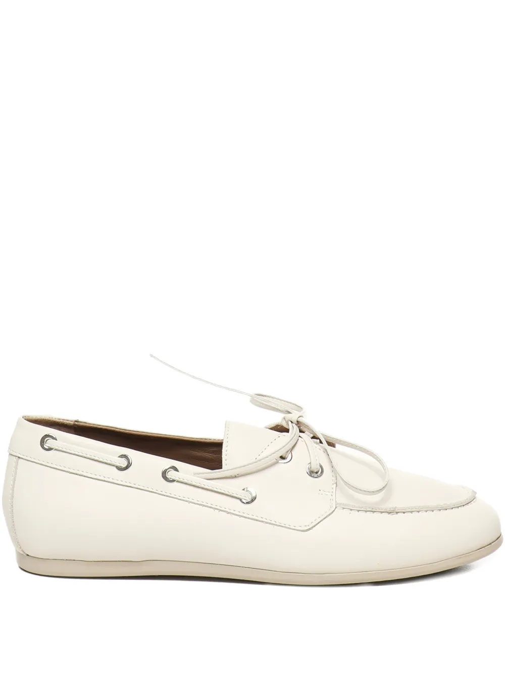 Carmens Loafers met platte zool Beige