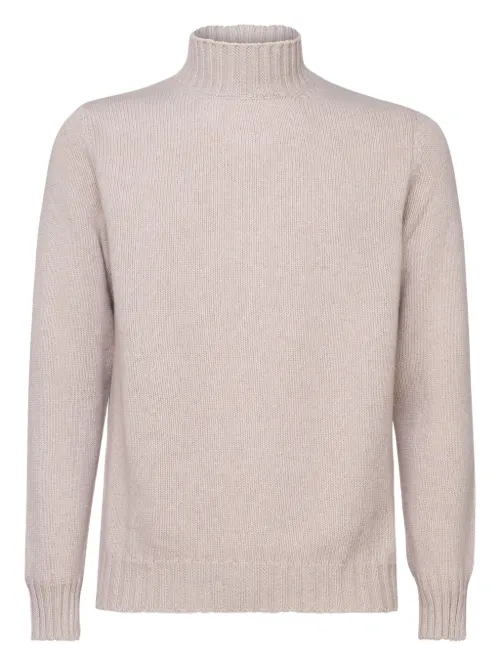 Pull nervuré en cachemire mélangé - Fedeli - Modalova