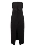 Nineminutes strapless tailored midi dress - Black