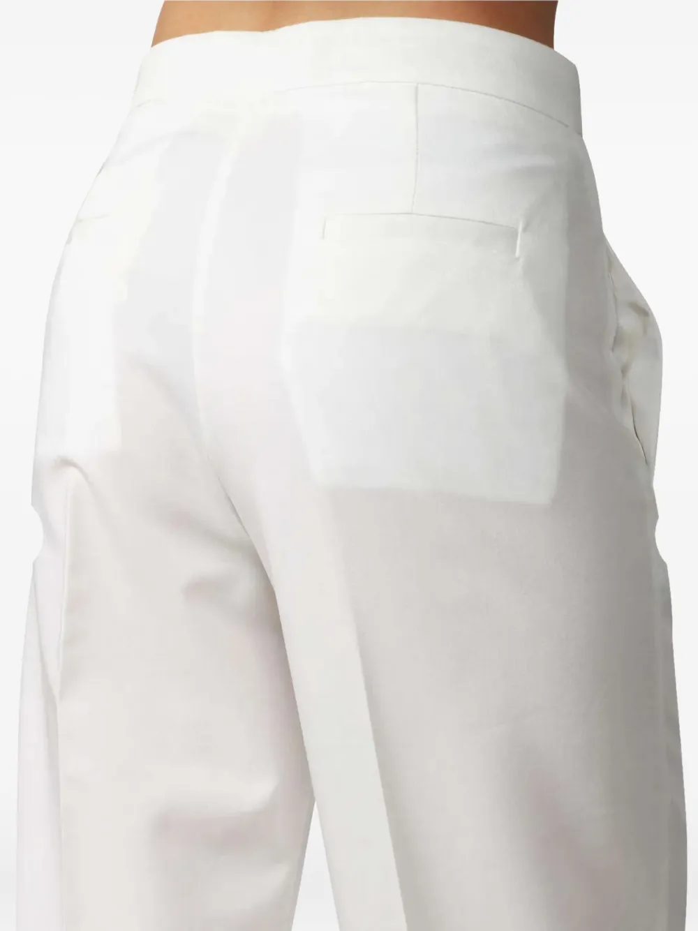 Vicolo Multiple-pockets Trousers In White