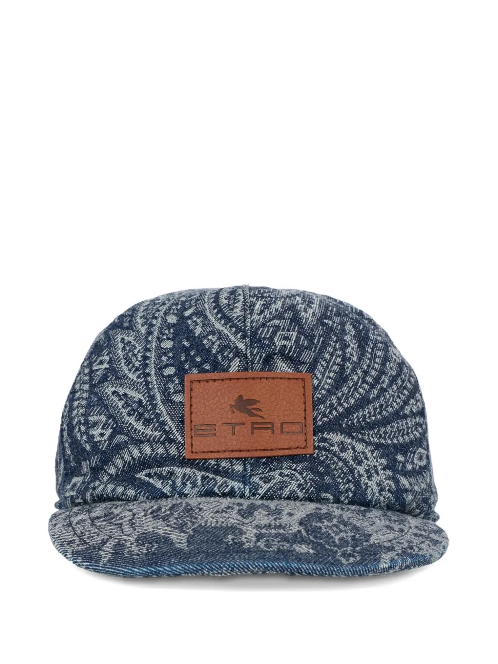ETRO KIDS paisley-patterned baseball cap Blauw