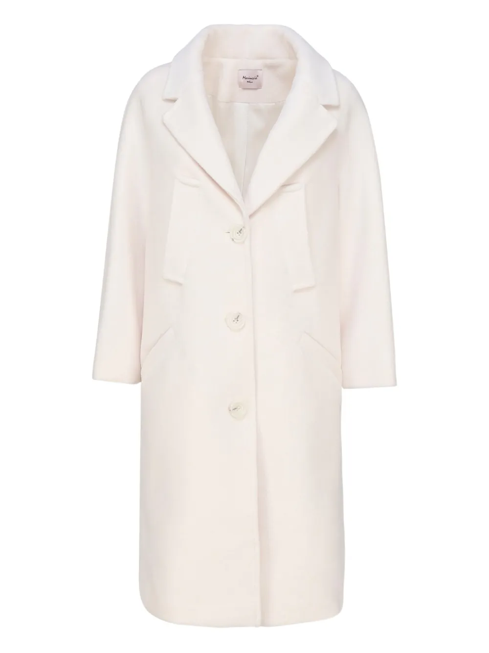 MARIUCCIA MILANO notched-lapel coat | Neutrals | Image 1