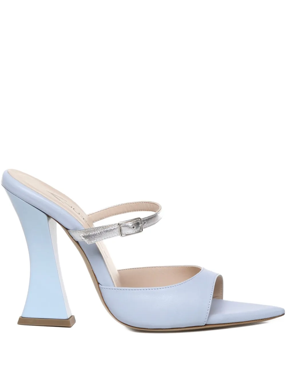Alchimia Double-strap Sculpted-heel Sandals