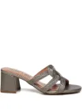 Bibi Lou 60mm braided-strap block-heel sandals - Grey