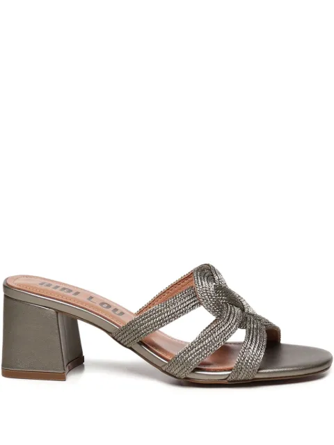 Bibi Lou 60mm braided-strap block-heel sandals