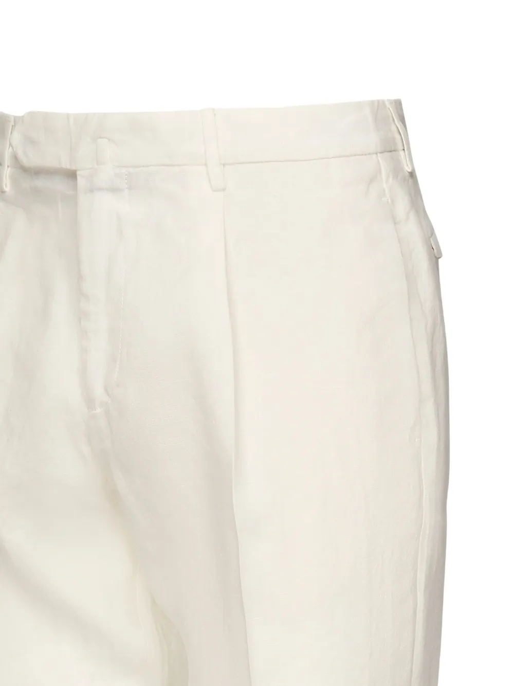 Santaniello linen trousers Wit