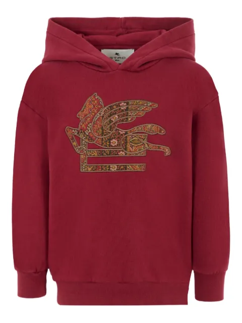 ETRO KIDS Pegaso-embroidered hoodie