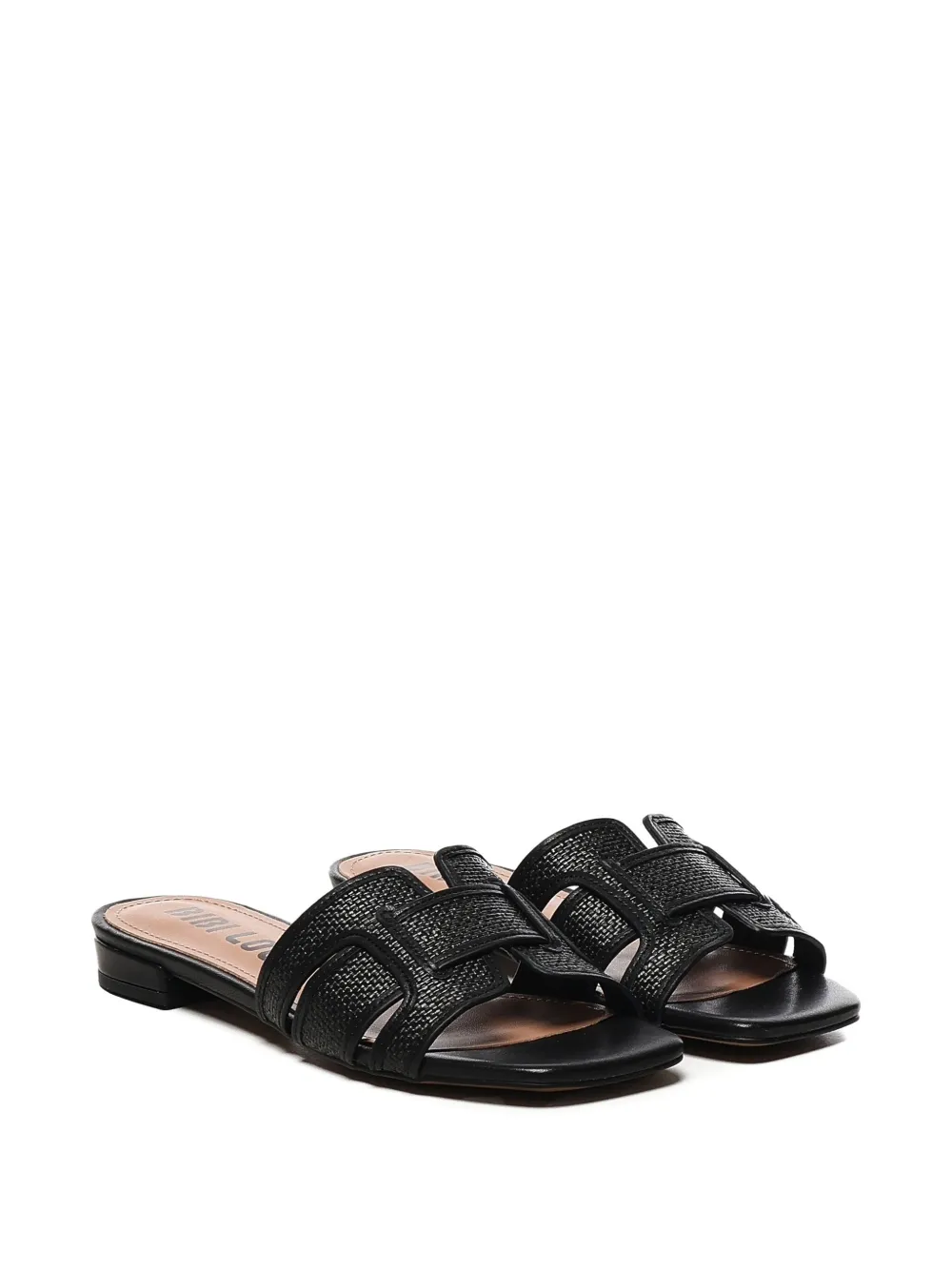 Bibi Lou Holly woven leather sandals Black