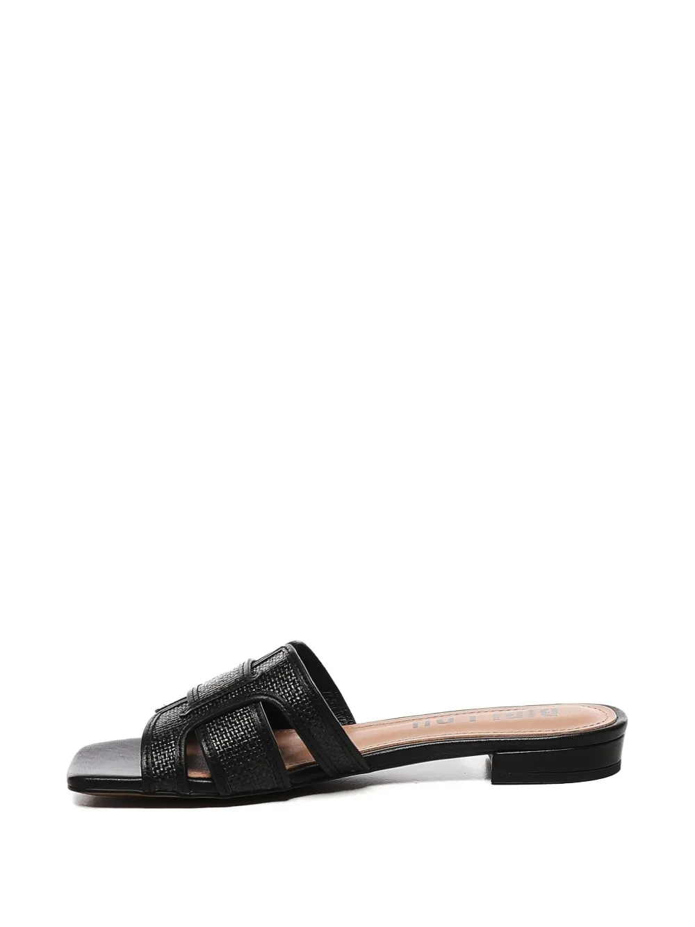 Bibi Lou Holly woven leather sandals Black