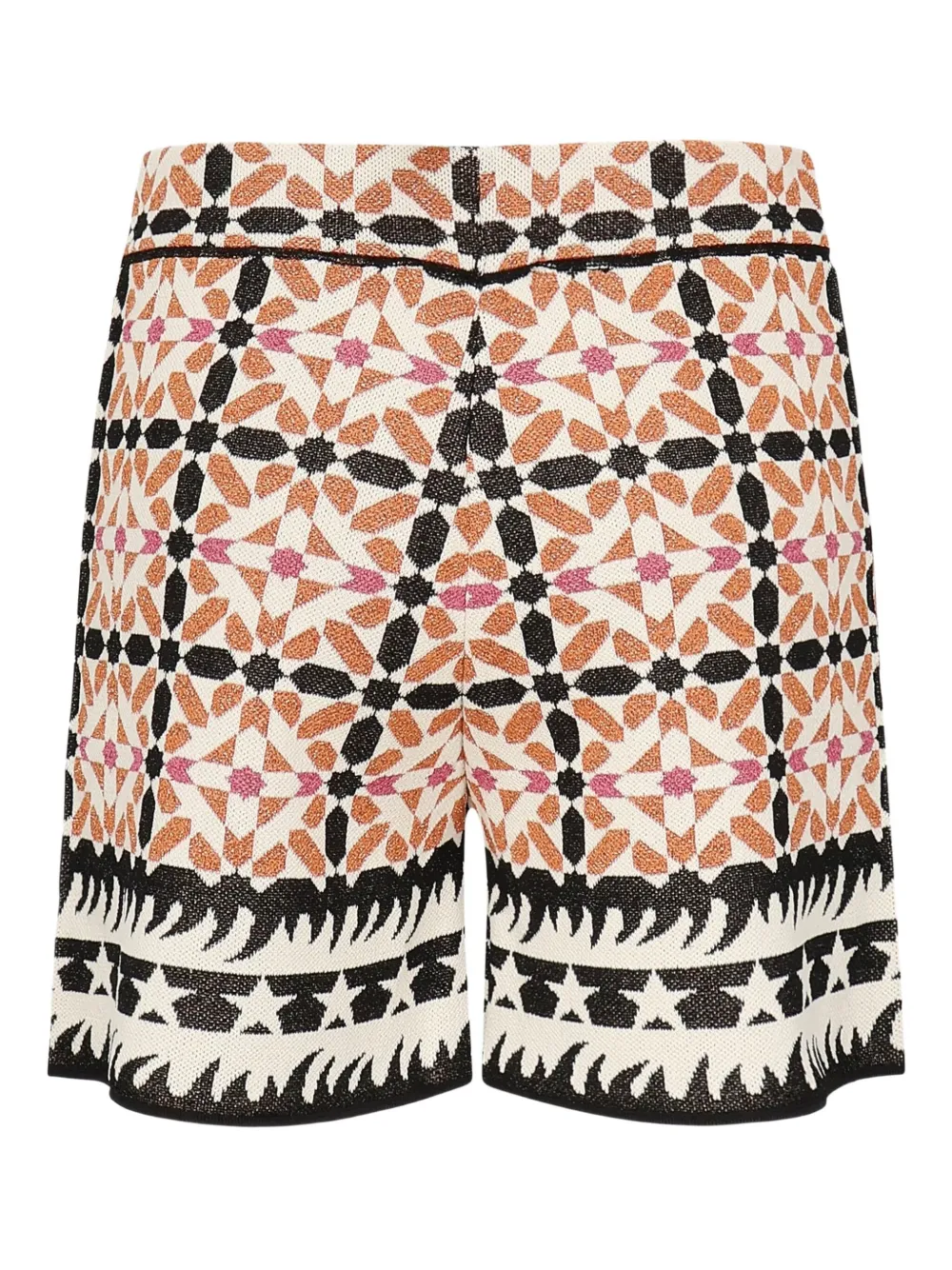 Akep geometric-pattern shorts | Neutrals | Image 1