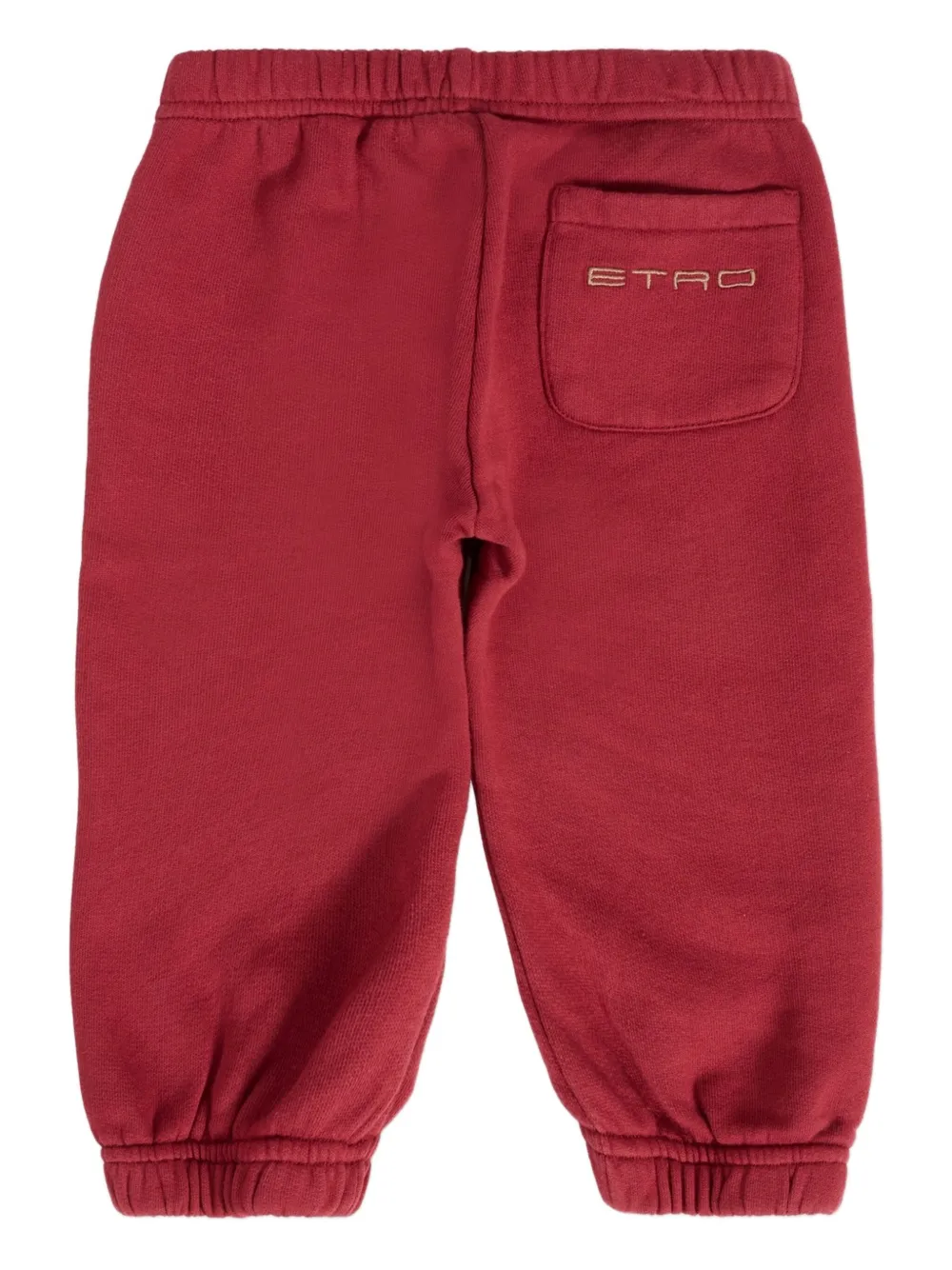 ETRO KIDS embroidered-logo sweatpants Rood