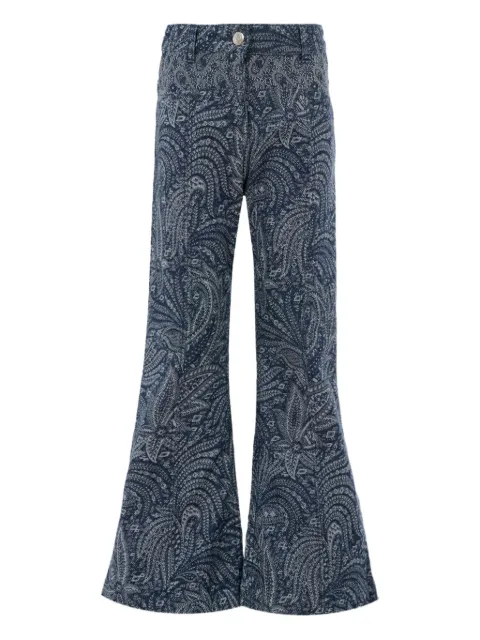 ETRO KIDS paisley flared jeans