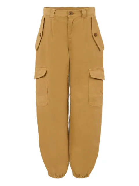 ETRO KIDS logo-embroidered cargo trousers