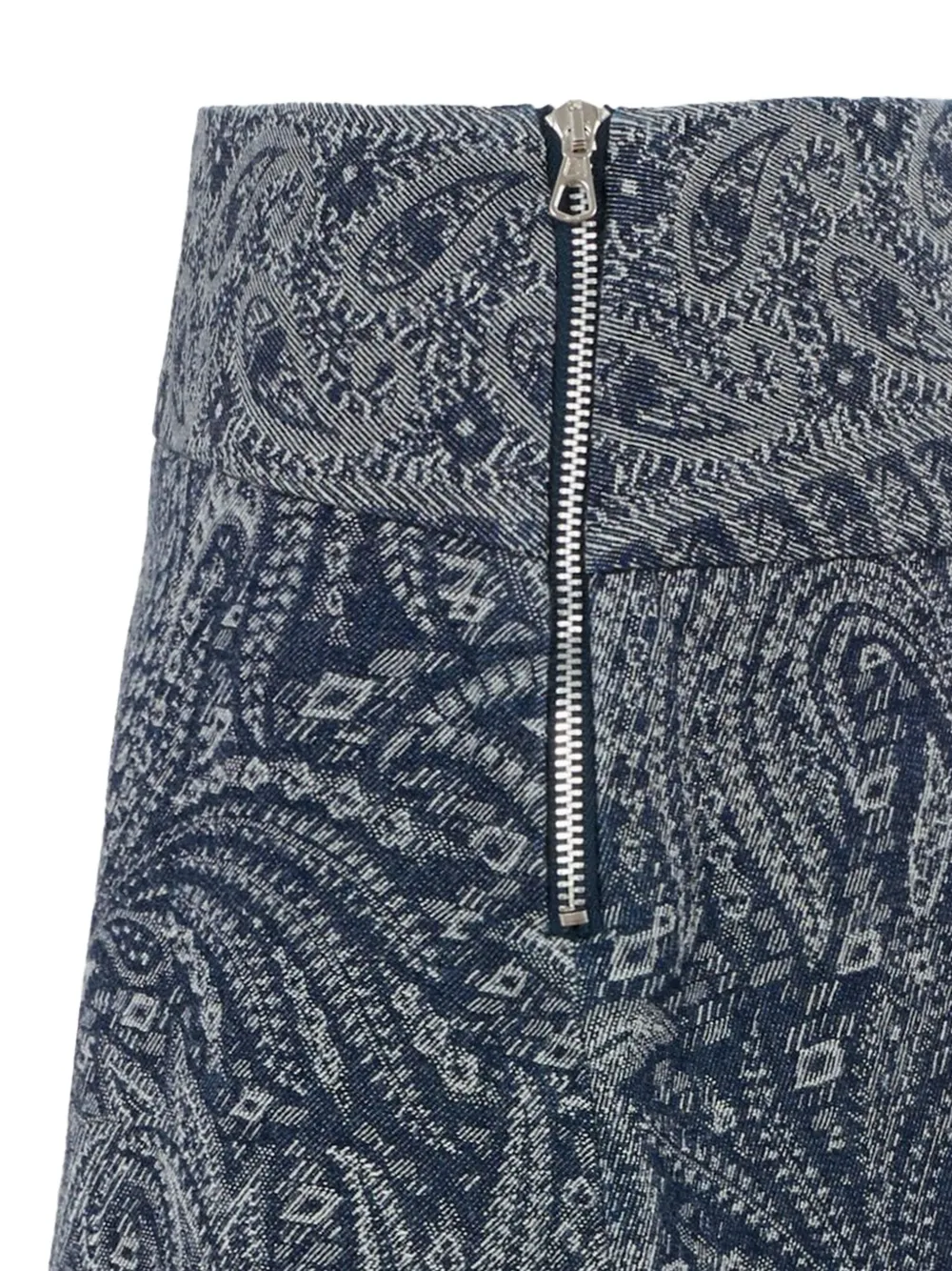 ETRO KIDS Rok met paisley-print en ritssluiting Blauw