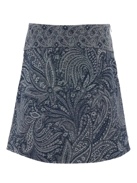 ETRO KIDS Reißverschluss-Rock mit Paisley-Print