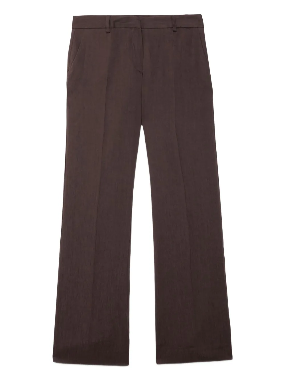 Ottod'Ame Broek van linnenblend Bruin