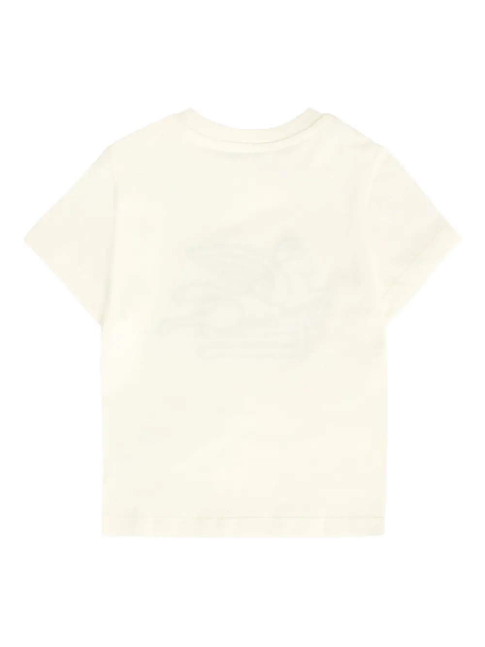 ETRO KIDS Pegasp-patch T-shirt Beige