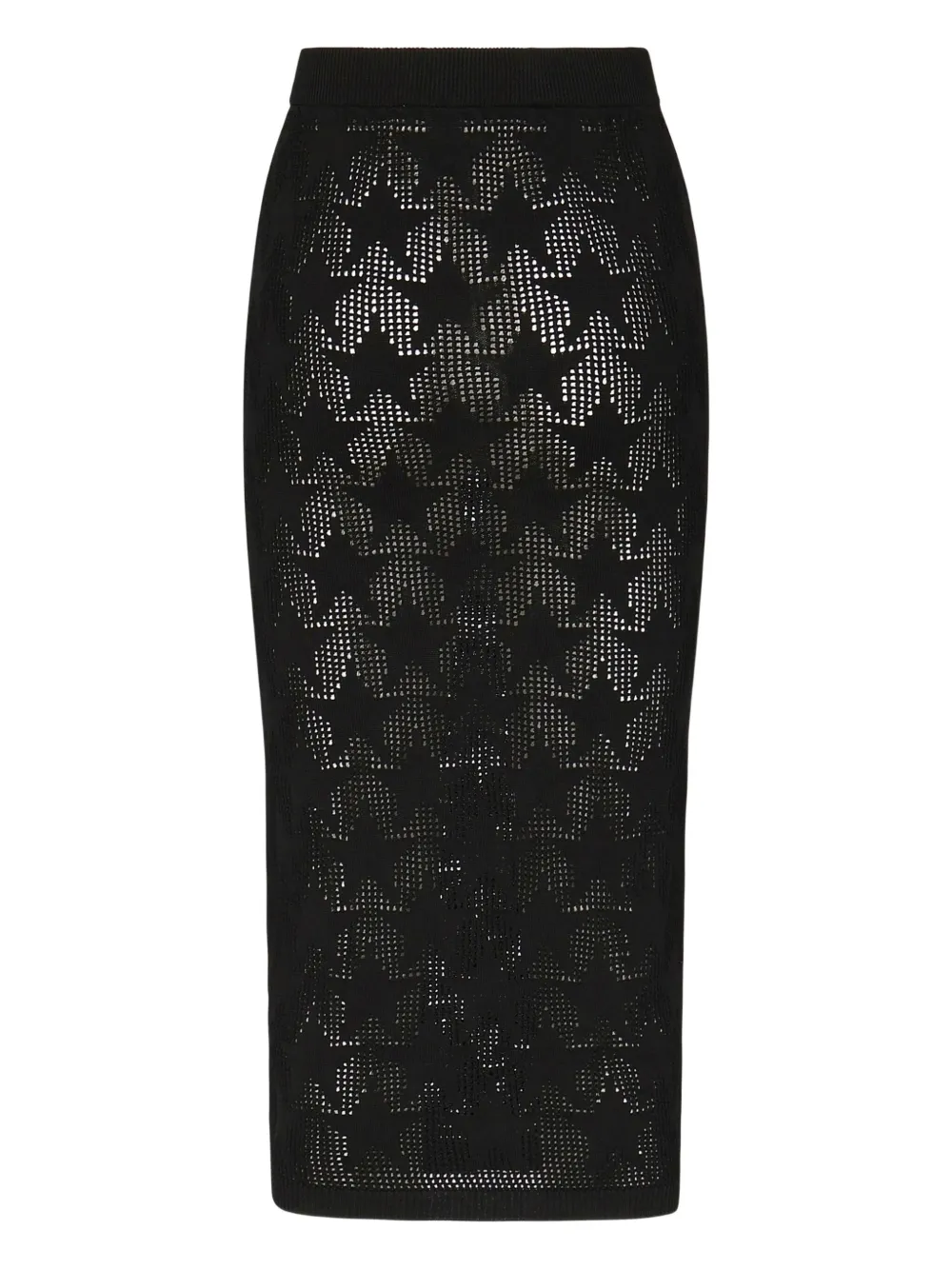 Akep star-motif knit midi fitted skirt | Fitted Skirts | Image 2