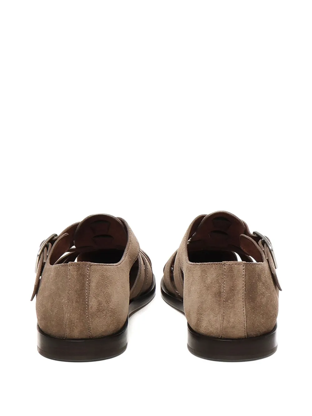 Loro Piana Maxine buckle-fastening sandals Brown
