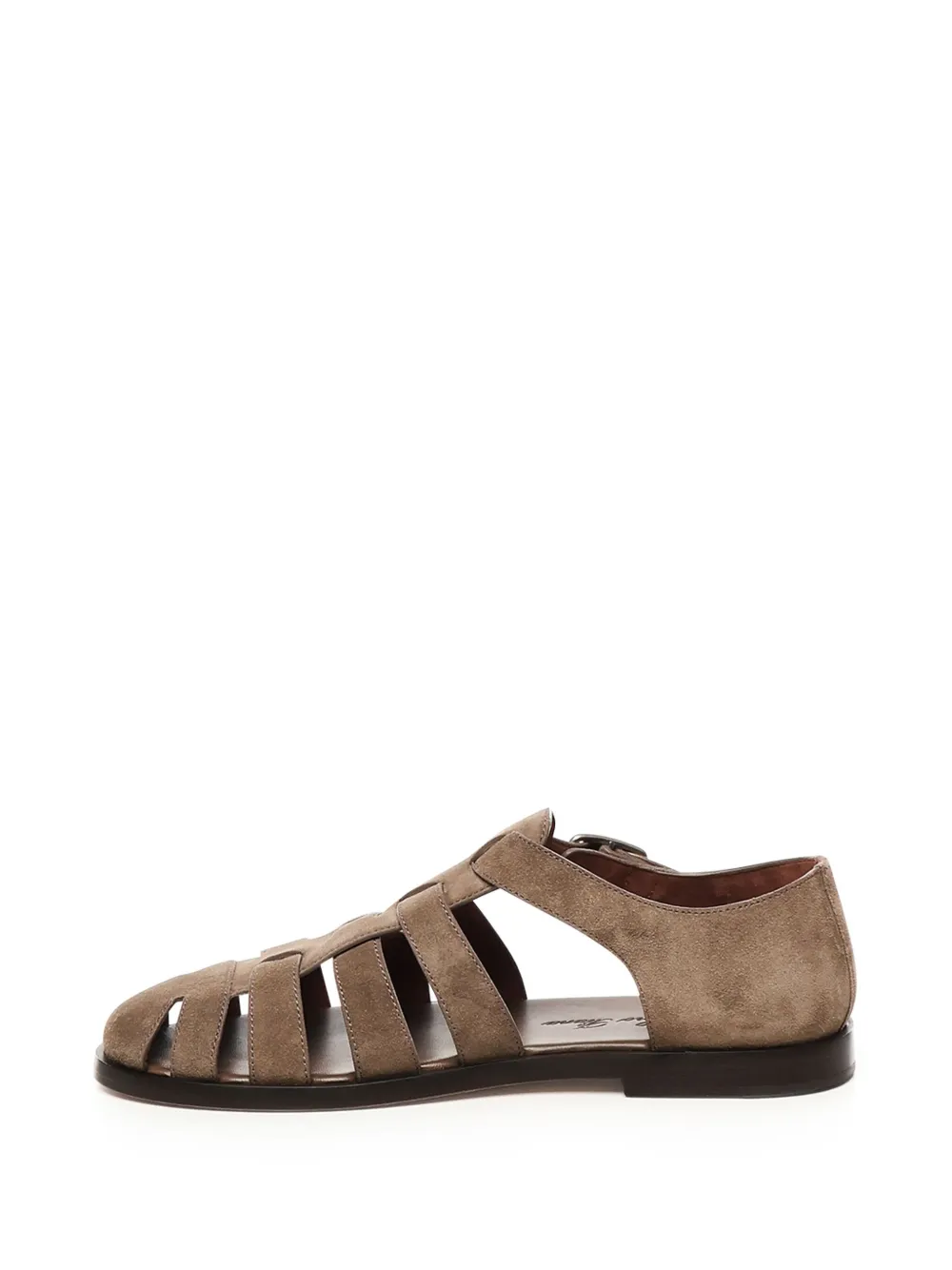 Loro Piana Maxine buckle-fastening sandals Brown