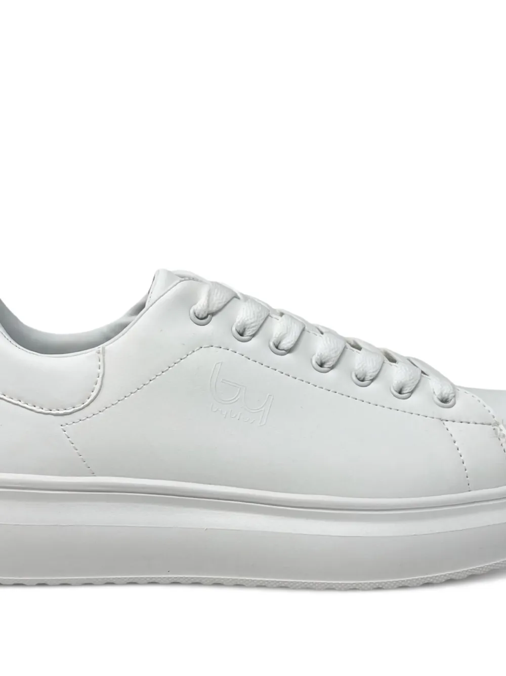 byblos logo-embossed platform sneakers White