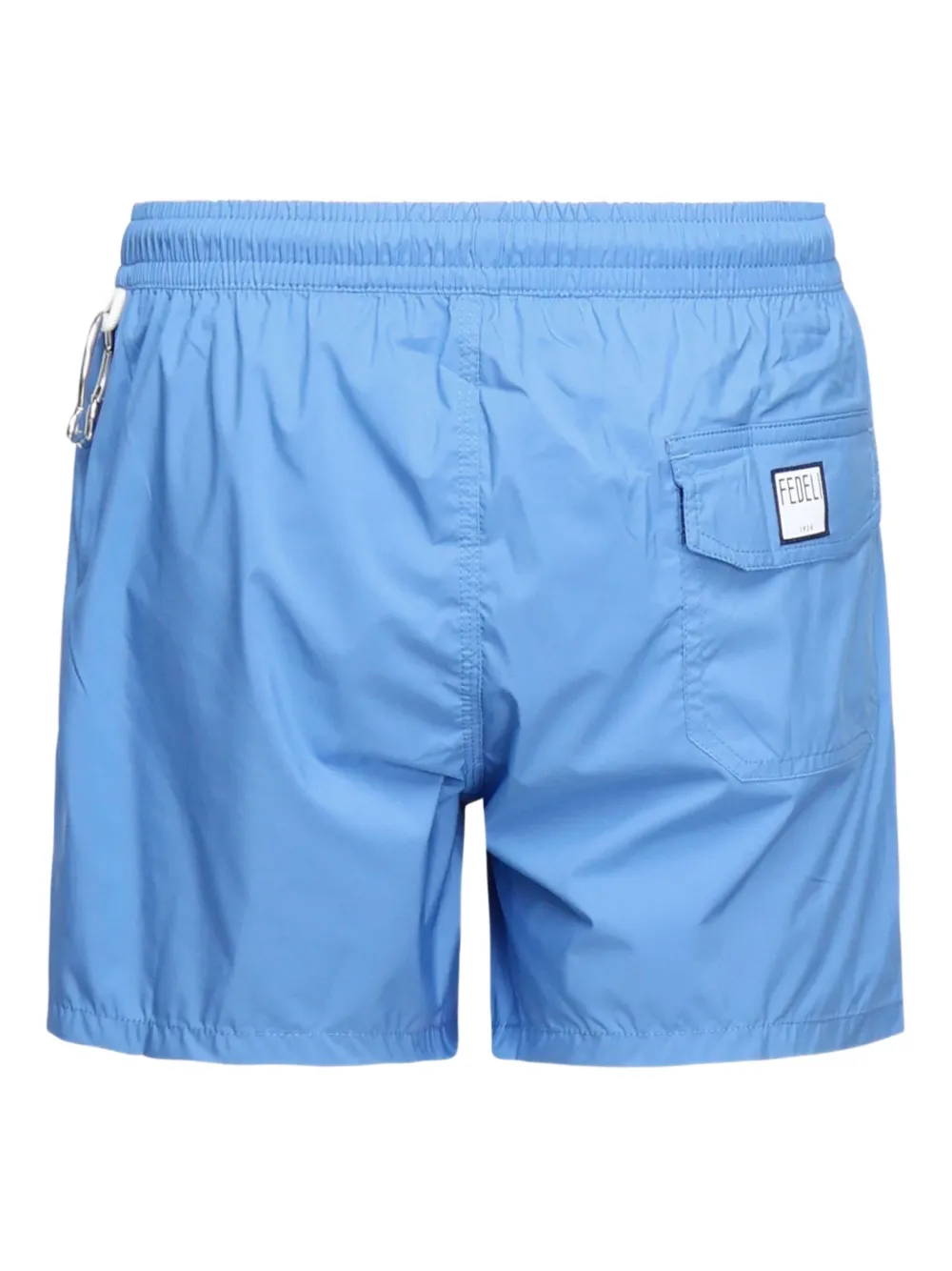 Fedeli elasticated-waist drawstring swim shorts Blauw