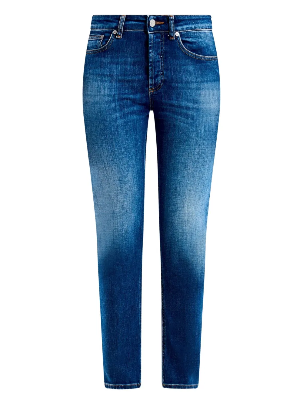 Vicolo Icon Daisy Faded Denim Jeans In Blue