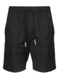 Giuliano Galiano elastic-waist cargo shorts - Black