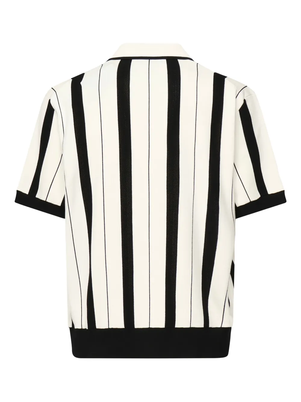Dolce & Gabbana striped V-neck T-shirt Wit