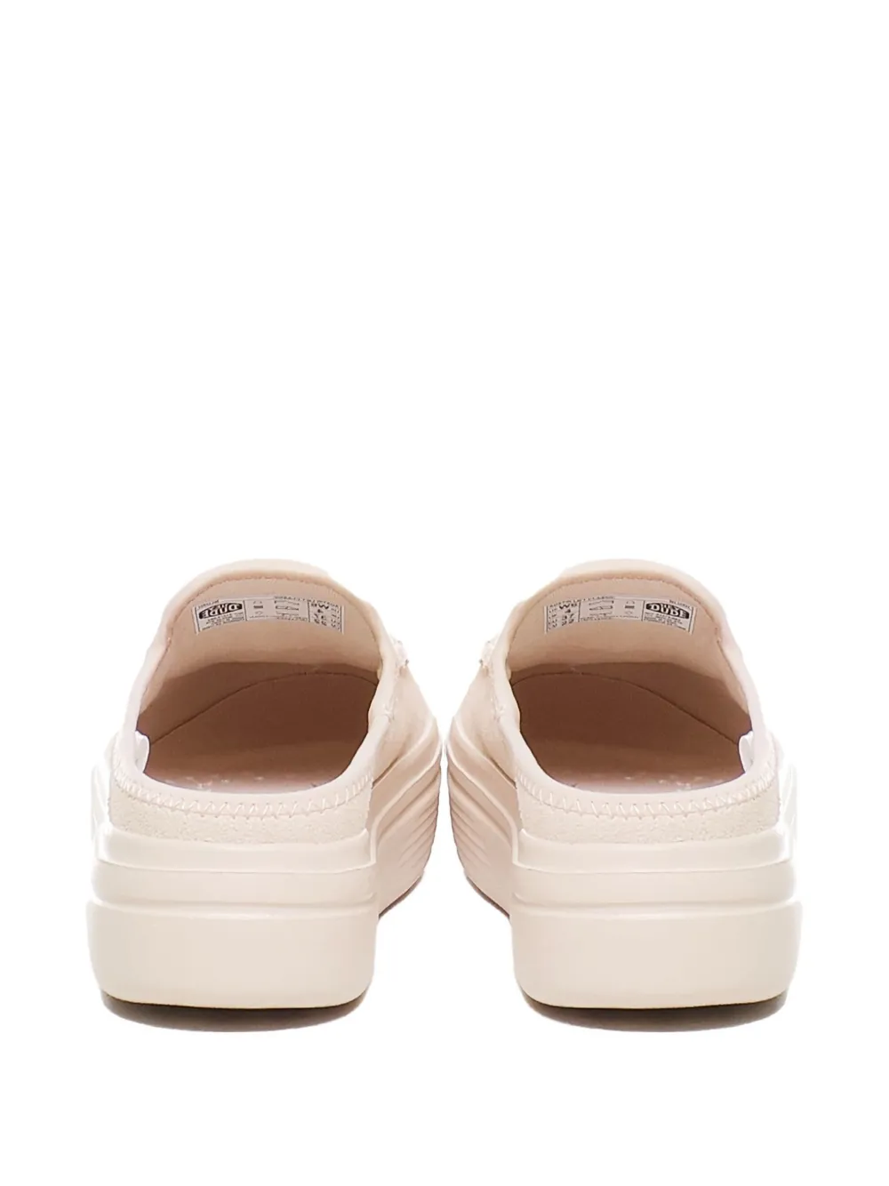 Hey Dude 34 mm muiltjes met plateauzool Beige