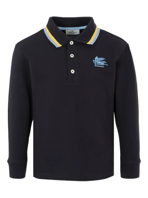 ETRO KIDS long-sleeve polo shirt
