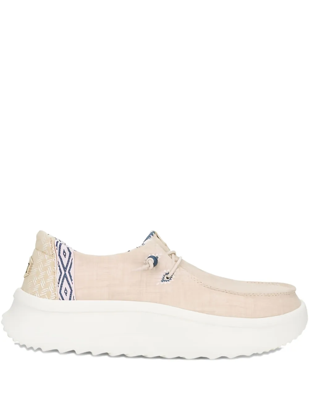 Hey Dude Wally Plateau-Sneakers - Nude