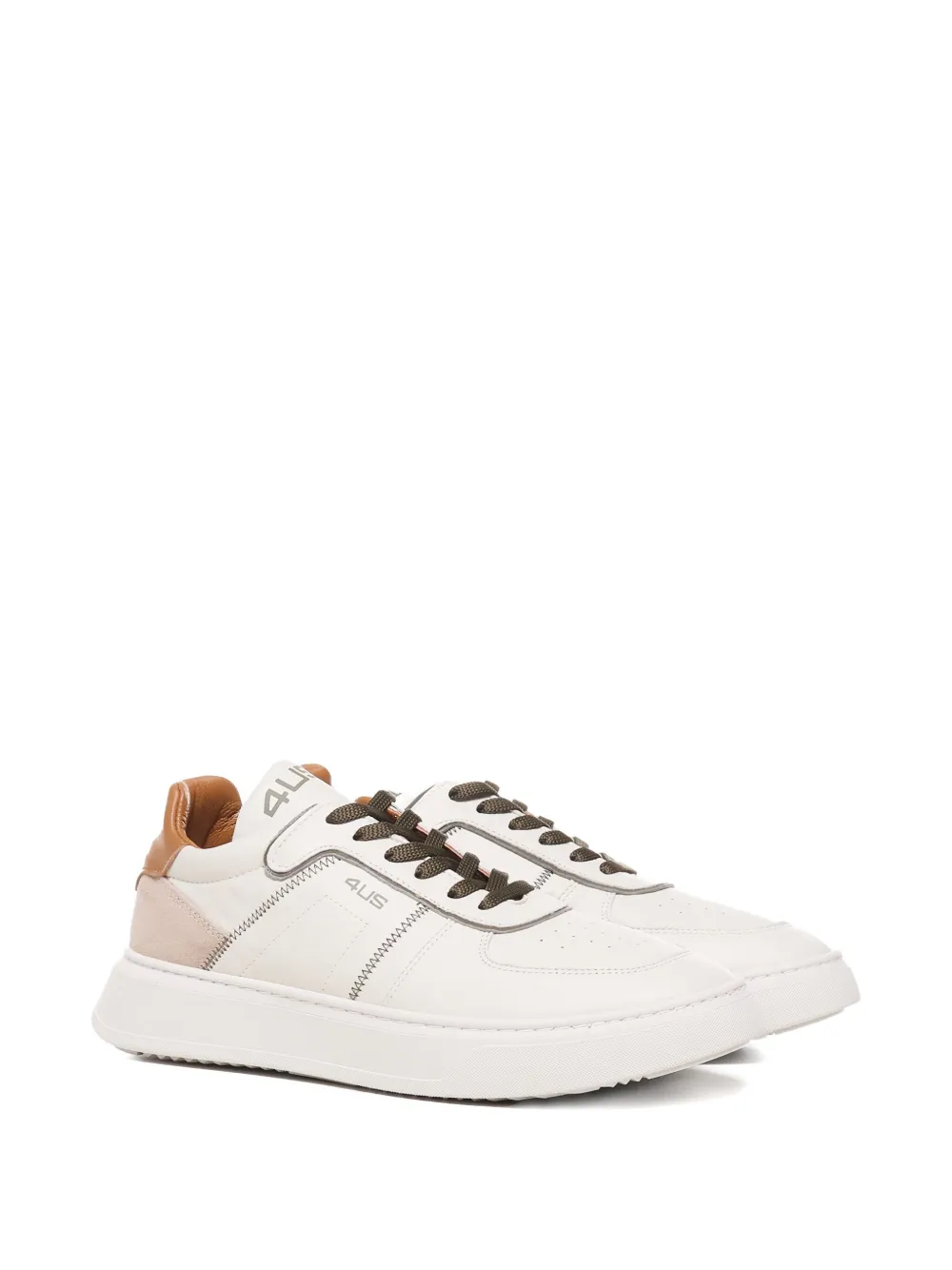 Paciotti For Us Luis panelled lace-up sneakers | Low-Tops | Image 2