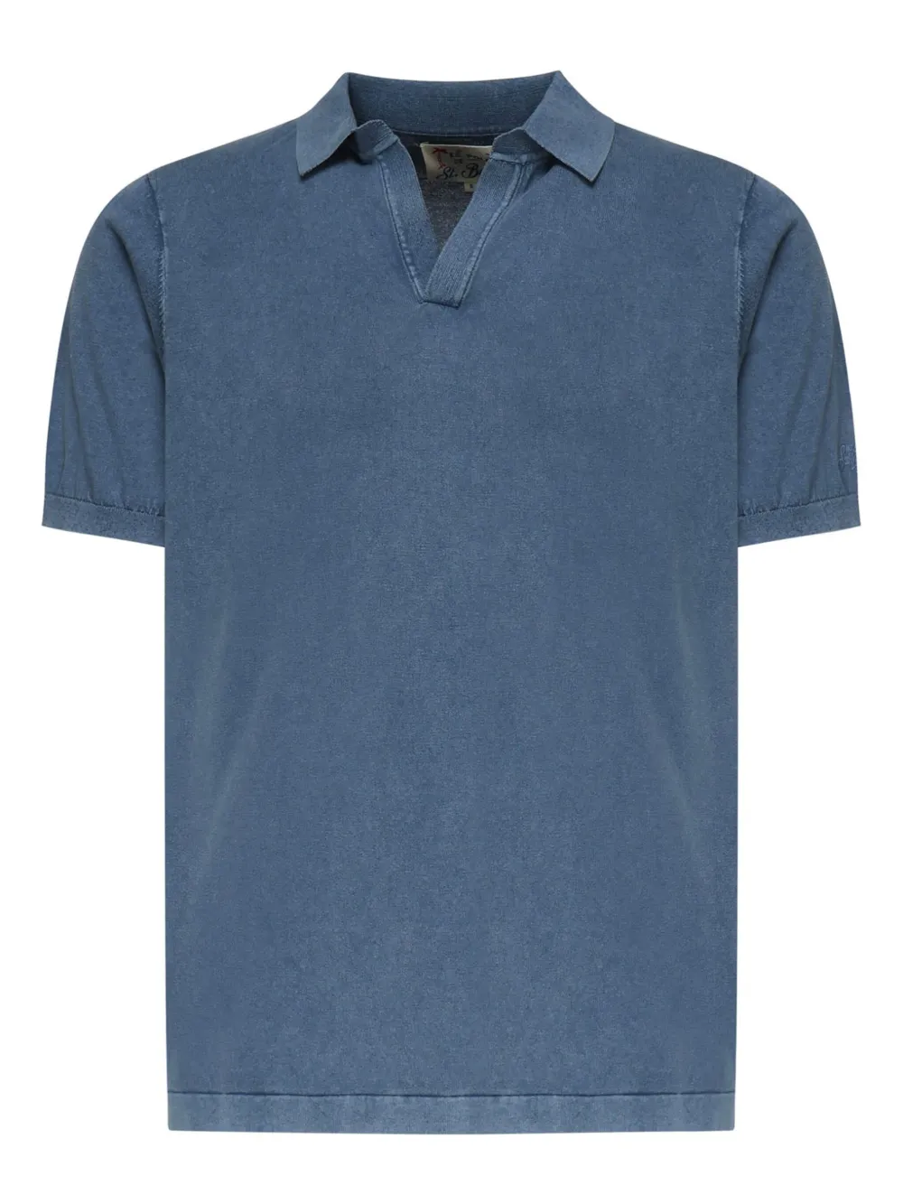 MC2 Saint Barth Sloan short-sleeve polo shirt Blauw