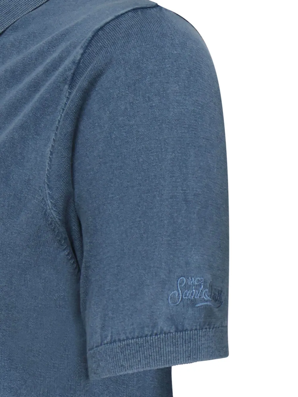 MC2 Saint Barth Sloan short-sleeve polo shirt Blauw
