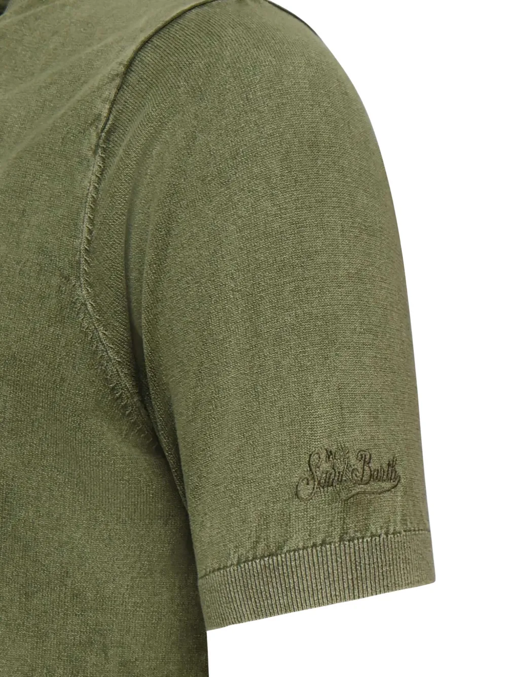 MC2 Saint Barth T-shirt met geborduurd logo Groen
